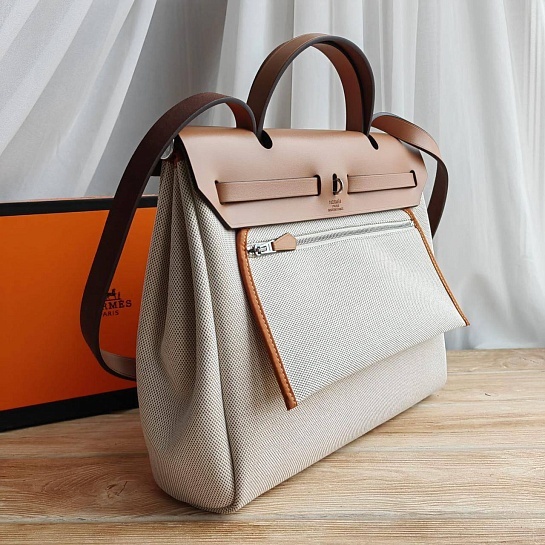 Женская сумка Hermes HerBag 30x26 см - Brown