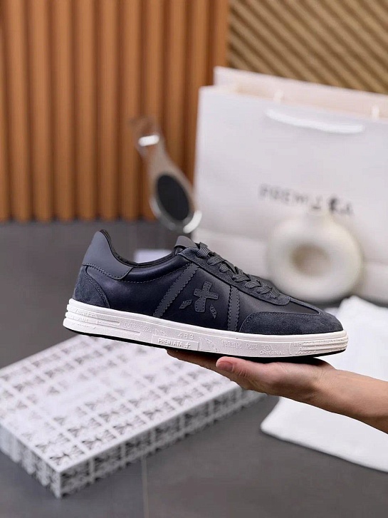 Комбинированные кроссовки Premiata Bonnie - Navy