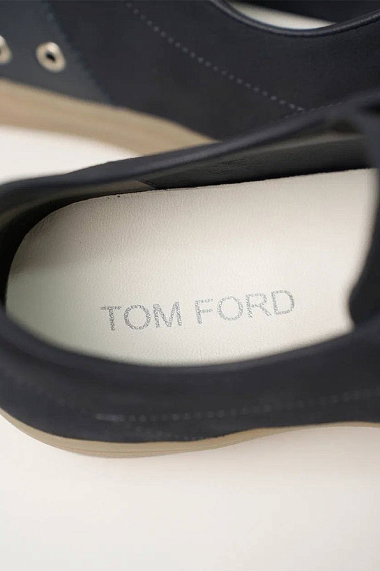 Замшевые кроссовки Tom Ford Cambridge - Navy