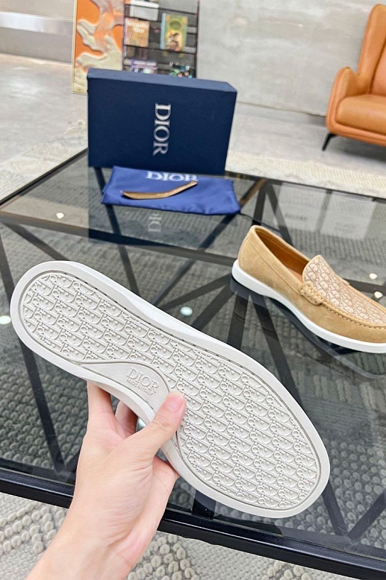 Мужские замшевые лоферы Dior