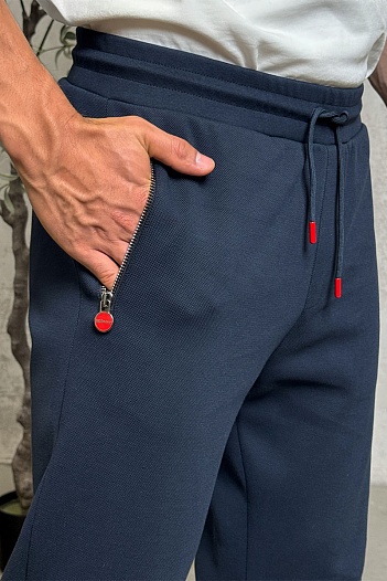 Спортивные штаны Kiton синего цвета   