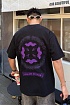 Чёрная оверсайз футболка Chrome Hearts Premium