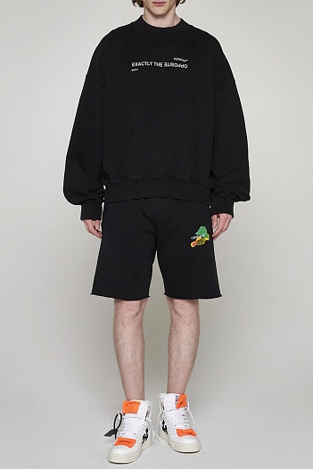 Чёрные шорты Off-White Brush Arrow   