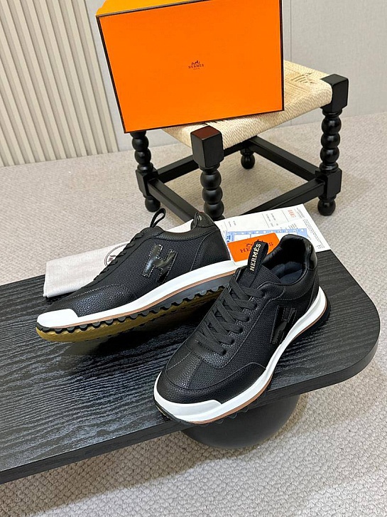 Мужские комбинированные кроссовки Hermes