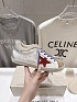 Женские комбинированные кроссовки с мехом Golden Goose Ball Star premium