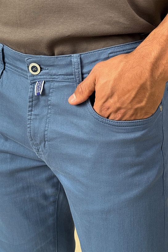 Мужские синие джинсы Jacob Cohen straight fit