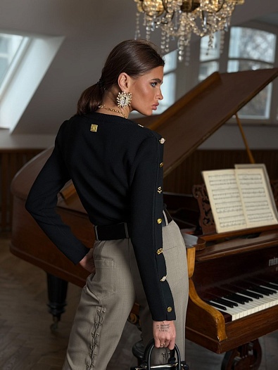 Женский свитер Schiaparelli Premium - Black   