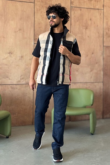 Мужской двусторонний жилет Burberry Check   