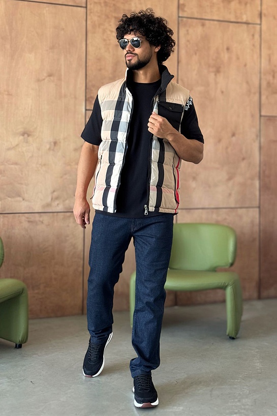Мужской двусторонний жилет Burberry Check