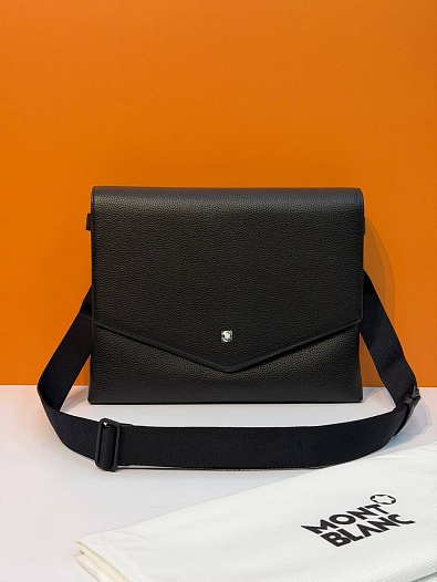 Кожаная сумка Montblanc Companion premium 32x28x5 см   
