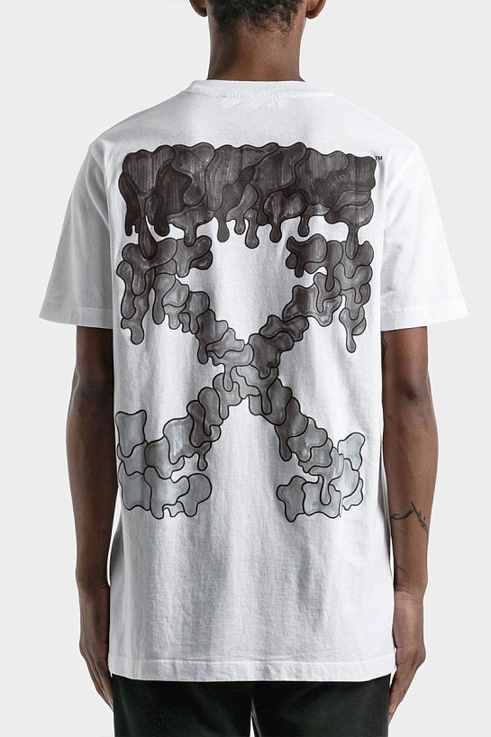 Белая оверсайз футболка Off-White 21SS Black Marker