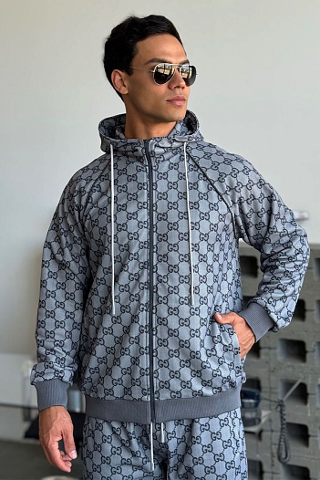 Кофта на молнии Gucci GG Monogram   