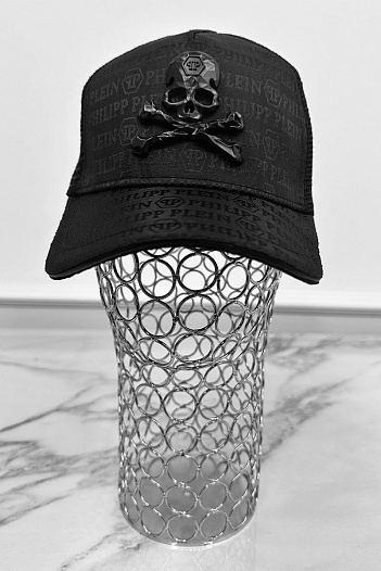 Бейсболка чёрного цвета Philipp Plein skull   