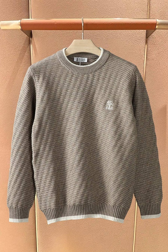 Мужской свитер Brunello Cucinelli premium - Brown