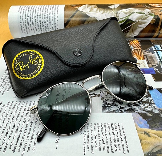 Солнцезащитные очки Ray-Ban New Round - Black   
