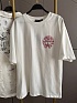 Женская оверсайз футболка Chrome Hearts premium