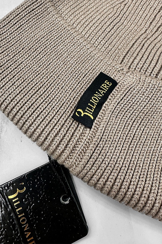 Шапка Billionaire logo-embroidered - Beige