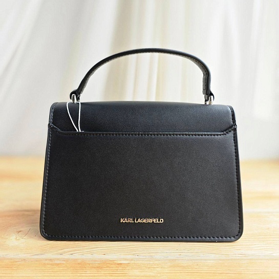 Женская сумка Karl Lagerfeld ikonik 22x15 см - Black