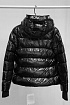 Женская брендовая куртка Moncler чёрного цвета