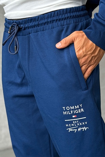 Спортивные штаны синего цвета Tommy Hilfiger   