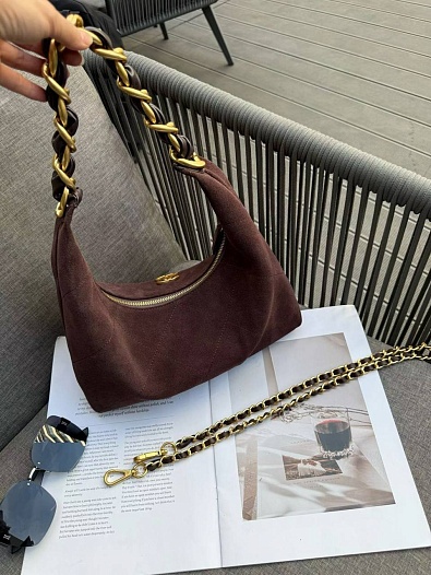 Замшевая сумка Chanel 29x21 см   