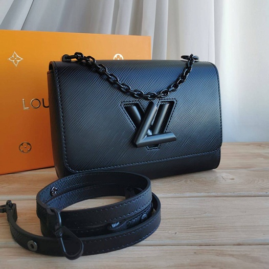Сумка Louis Vuitton Twist MM 23x17x9.5 см - Black   