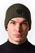 Мужская шапка Trussardi logo-patch - Khaki
