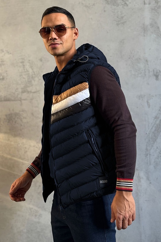 Жилет тёмно-синего цвета Hugo Boss Coviltra