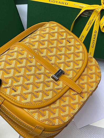 Кожаная сумка Goyard Belvedere Messenger PM premium 22x17x6 см   