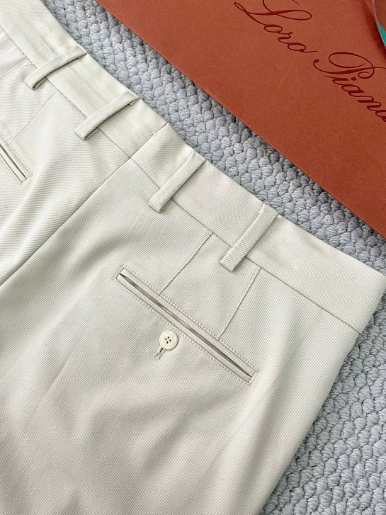 Мужские брюки Loro Piana Premium - Light Beige