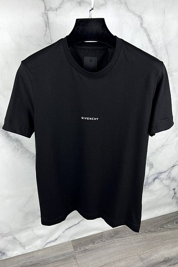 Футболка чёрного цвета Givenchy small logo   