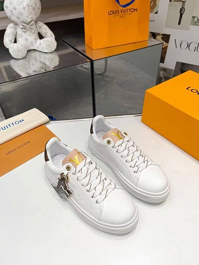 Кожаные женские кроссовки Louis Vuitton Time Out   