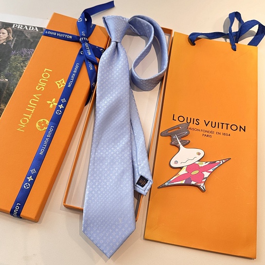 Галстук Louis Vuitton Monogram premium - Blue