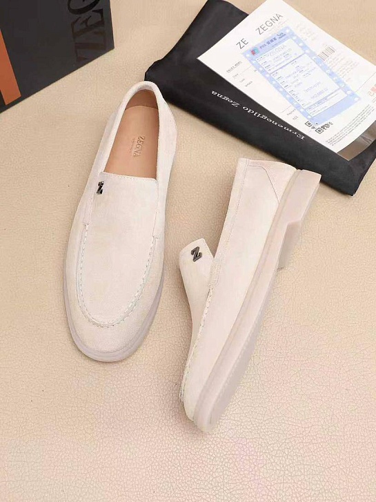 Мужские замшевые лоферы Ermenegildo Zegna