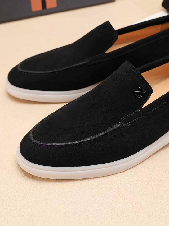 Мужские замшевые лоферы Ermenegildo Zegna