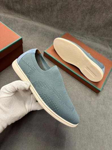 Мужские текстильные лоферы Loro Piana   