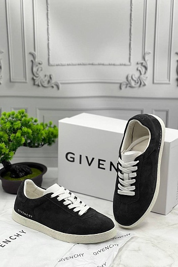 Мужские замшевые кроссовки Givenchy Town - Black   