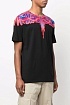 Чёрная футболка Marcelo Burlon County of Milan Curves Wings