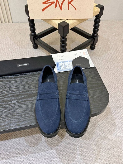 Мужские замшевые лоферы Dolce & Gabbana   