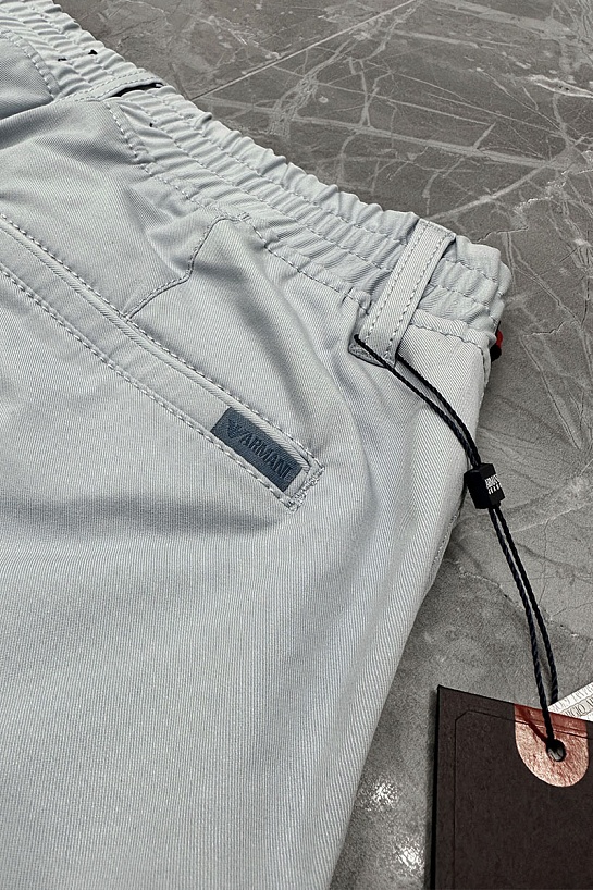 Мужские голубые шорты Armani Jeans