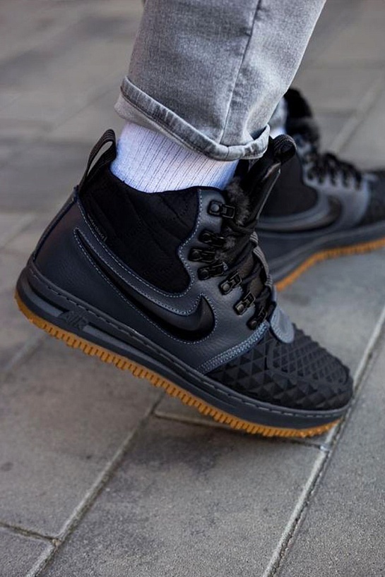 Кроссовки с мехом Nike Lunar Force 1 Duckboot '17