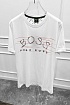 Футболка белого цвета Hugo Boss logo-applique