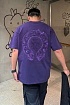 Фиолетовая оверсайз футболка Chrome Hearts Premium