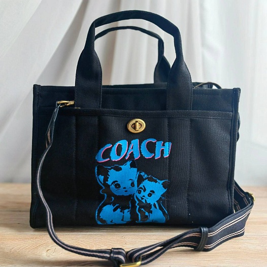 Женская сумка Coach tote 34x24 см (2 расцветки)   