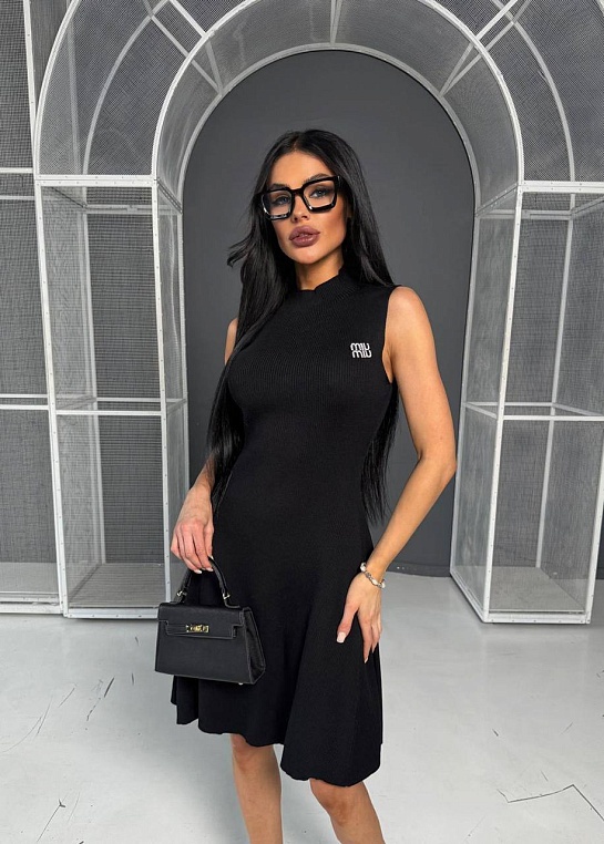 Женское платье MIU MIU premium - Black