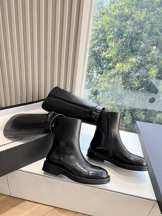 Женские кожаные сапоги трансформеры Ann Demeulemeester Premium