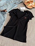 Чёрная женская футболка Celine premium