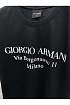 Футболка Armani Via Borgonuovo 11 Milano - Black