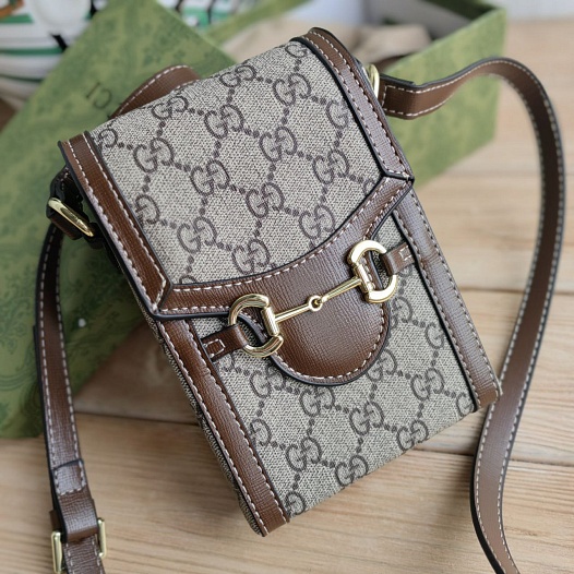 Женская сумка Gucci Horsebit 1955 12x17 см   
