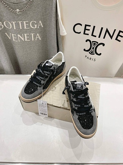 Женские кожаные кроссовки Golden Goose Super Star premium   